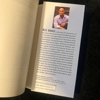 The Other Wes Moore – Wes Moore