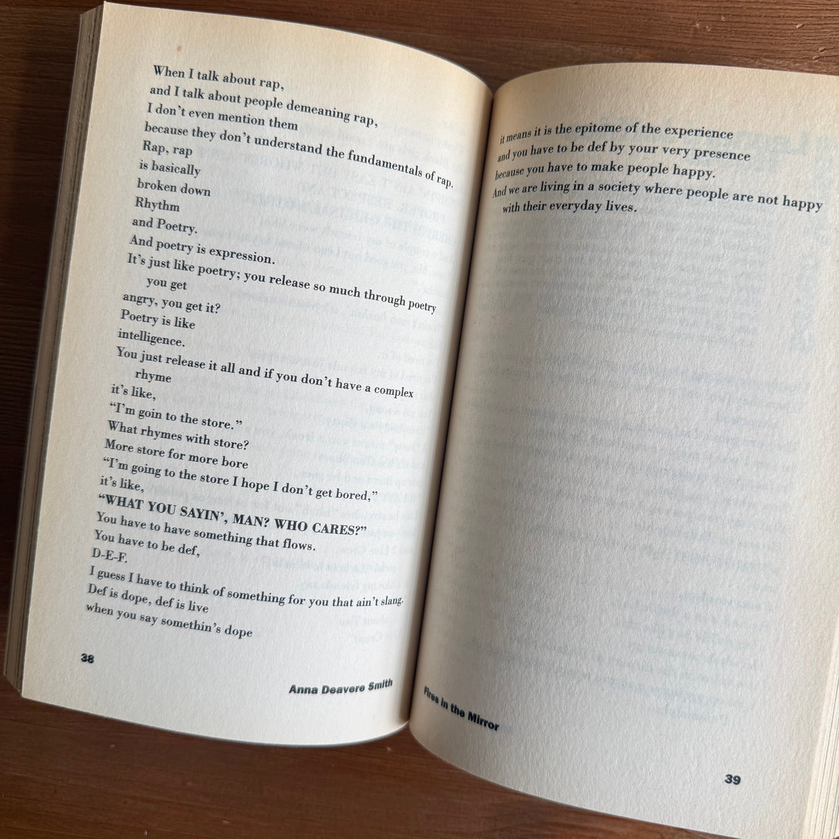 Fires in the Mirror - Anna Deavere Smith