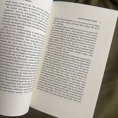 Walter Rodney Speaks: The Making of a Guerilla Intellectual