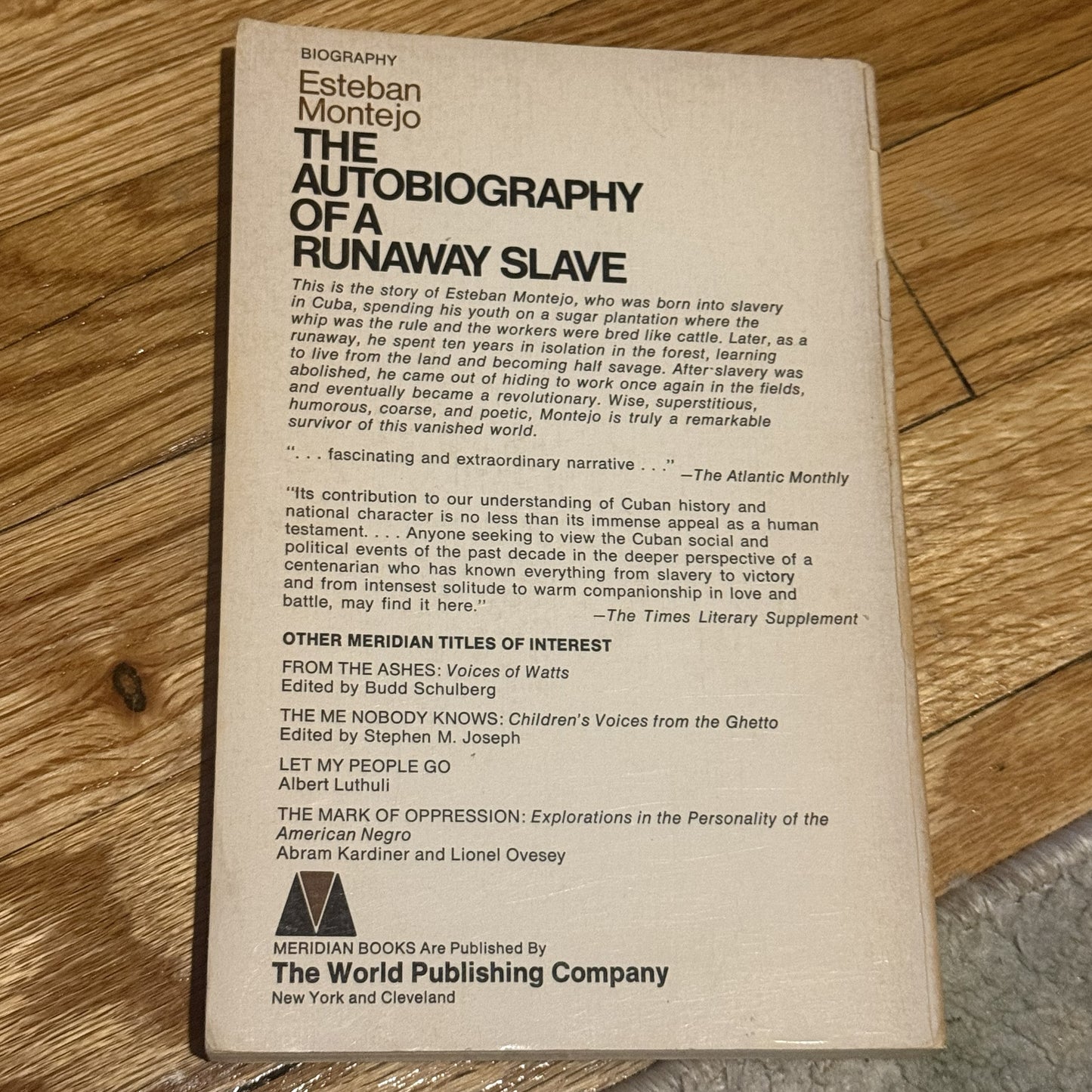 The Autobiography of a Runaway Slave - Esteban Montejo